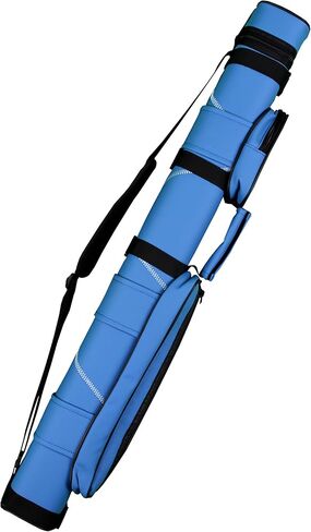 Accuplay Billiards 2X2 Hard Pool Cue Stick Carrying Case Choose Black, Brown, Hot Pink White, Blue White, or Black White in Kuwait