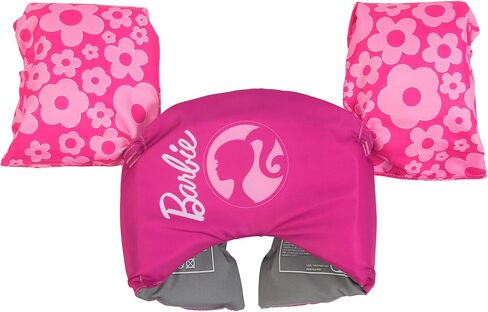 SwimWays Barbie Swim Trainer Life Jacket, US Coast Guard Approved Life Vest Kids Swim Vest, Pool Floats & Life Jackets for Kids 33-55 lbs in Kuwait