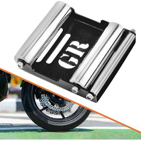 GRAND PITSTOP Motorcycle Roller Wheel Cleaning Stand - Paddock Stand Replacement - Wheel Roller Stand with Ramp Support for tire Cleaning & Chain Lubrication - (Bikes < 600 lb) in Kuwait