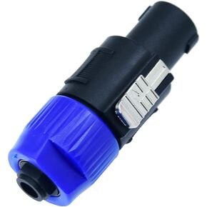 مكبر الصوت إلى 1/4 محول na4ljx موصل مطور 1/4 بوصة ts Jack Female إلى NL4FC Male Converter مخصص لتحويل الكابل إلى قابس NL4FC لمكبر الصوت PA DJ / مكبر الصوت / الخلاط (قطعتان)