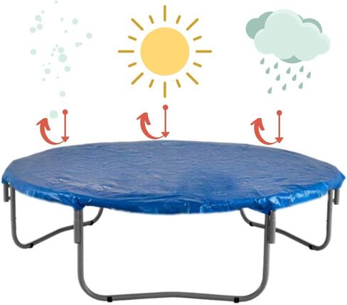 Upper Bounce Machrus Trampoline Cover 13FT for Weather Protection- Round Trampoline Tent Cover for Winter- Easy to Install Trampoline Sun Shade Cover- UV Resistant, Snow, Rain & Dust Proof in Kuwait