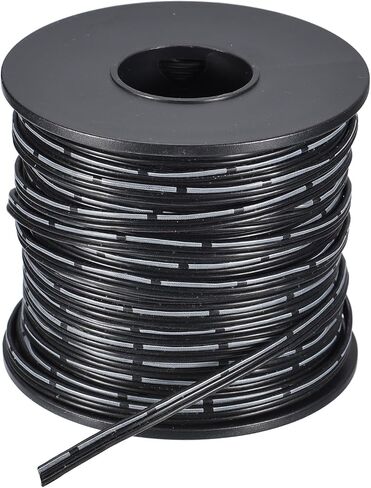 MECCANIXITY 22AWG كابل شريط سيليكون 3Pin 22 قياس كابل مسطح سلك سيليكون مرن 6 متر/20 قدم سلك نحاسي معلب أسود لطائرة نموذجية، سيارة نموذجية، جهاز كهربائي in Kuwait