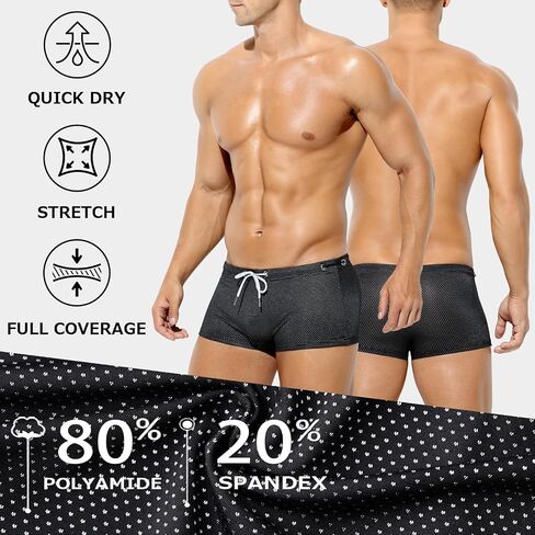 Arjen Kroos Men's Swimwear Sexy Swim Briefs Beach Bikini Sport Swimsuit Low with Drawstring in Kuwait