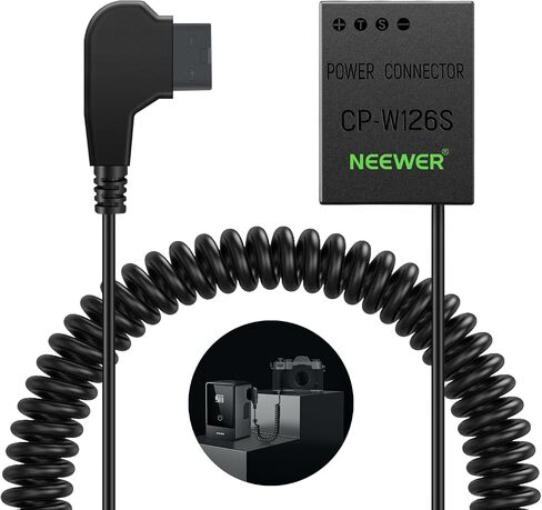 بطارية الدمية NEEWER D Tap to NP-W235 مع كابل لبطارية التركيب على شكل V، مصدر طاقة مستمر ثابت لـ Fujifilm GFX100 II GFX100S GFX50S II X-H2S X-H2 X-T5 X-T4 X-S20، VP-NPW235 in Kuwait