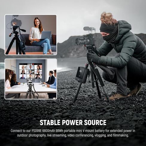 بطارية الدمية NEEWER D Tap to NP-W235 مع كابل لبطارية التركيب على شكل V، مصدر طاقة مستمر ثابت لـ Fujifilm GFX100 II GFX100S GFX50S II X-H2S X-H2 X-T5 X-T4 X-S20، VP-NPW235 in Kuwait