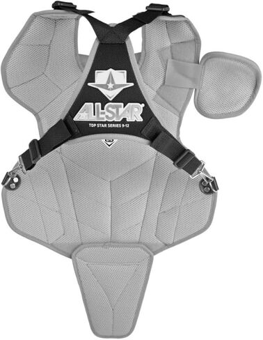 All-Star Top Star Series Baseball Chest Protector Ages 9-12 - High-Impact Foam Padding, Adjustable Fit, Breathable Design for Advanced Protection and Comfort in Kuwait