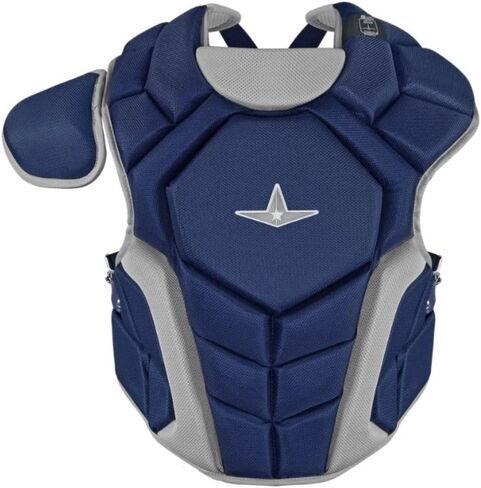 All-Star Top Star Series Baseball Chest Protector Ages 9-12 - High-Impact Foam Padding, Adjustable Fit, Breathable Design for Advanced Protection and Comfort in Kuwait