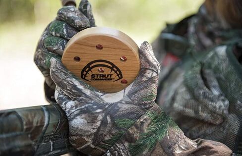 DUCK COMMANDER Double Trouble - 2 Sided Turkey Pot Call, Turkey Hunting Gear and Accessories, Aluminum/Slate in Saudi Arabia