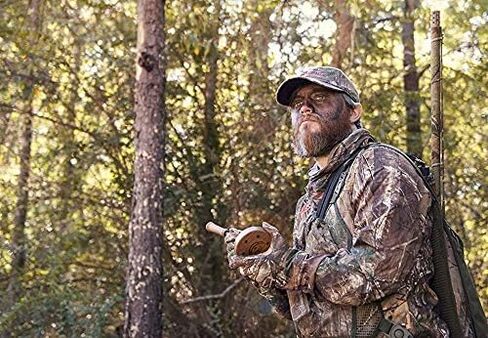 DUCK COMMANDER Double Trouble - 2 Sided Turkey Pot Call, Turkey Hunting Gear and Accessories, Aluminum/Slate in Saudi Arabia