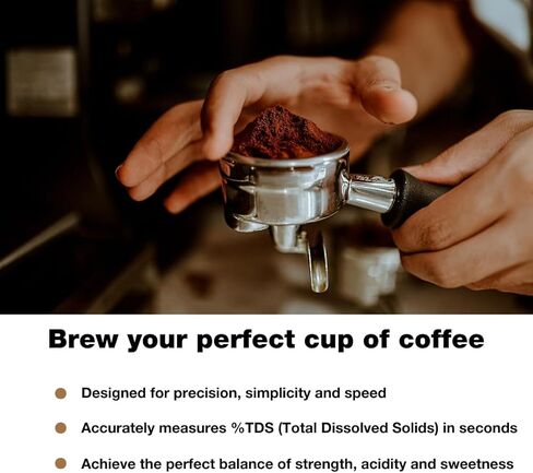 SmartRef Digital Honey Refractometer for Honey Moisture, Brix, Baume, 3-in-1 Uses, up to 0.04% Precision, 0-80% Brix, 13-25% Scale Range Honey Moisture, with ATC, Ideal for Honey, Maple Syrup in Kuwait