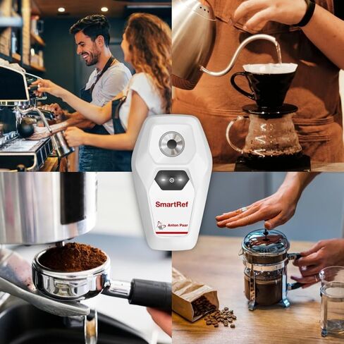 SmartRef Digital Honey Refractometer for Honey Moisture, Brix, Baume, 3-in-1 Uses, up to 0.04% Precision, 0-80% Brix, 13-25% Scale Range Honey Moisture, with ATC, Ideal for Honey, Maple Syrup in Kuwait