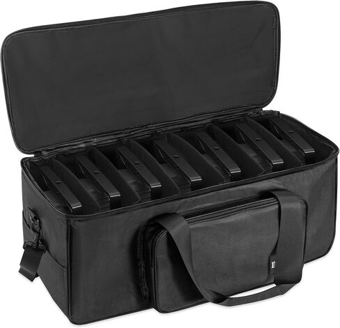 DJ Par Light Bag Padded Par Lights Carry Bag 8 With Inner Dividers 29.5 x 10.2 x 11.8 inch in Kuwait