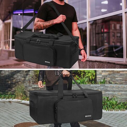 DJ Par Light Bag Padded Par Lights Carry Bag 8 With Inner Dividers 29.5 x 10.2 x 11.8 inch in Kuwait
