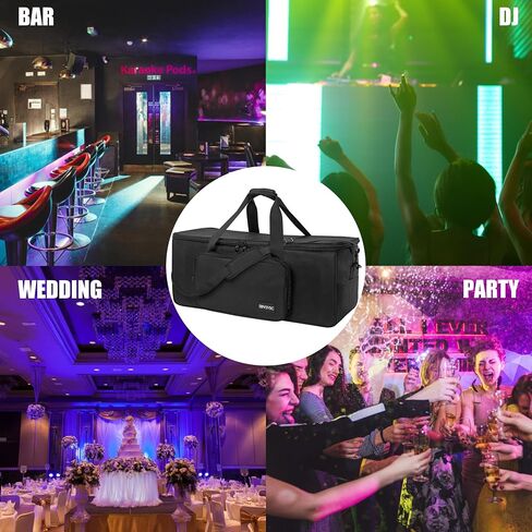 DJ Par Light Bag Padded Par Lights Carry Bag 8 With Inner Dividers 29.5 x 10.2 x 11.8 inch in Kuwait