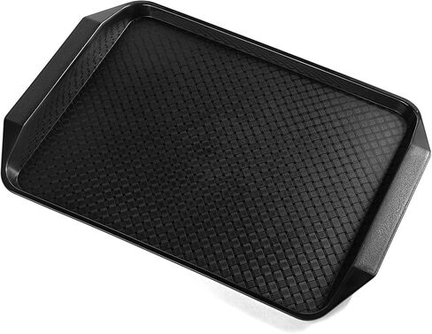 Plastic Fast Food Tray,16.7 by 11.8-Inch,Set of 12 (Wine Red) in Kuwait