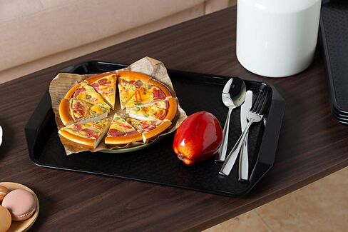 Plastic Fast Food Tray,16.7 by 11.8-Inch,Set of 12 (Wine Red) in Kuwait