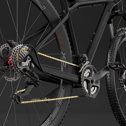 6/7/8/9/10/11/12speed Bike Chain -Bicycle Chain Compatible with Shimano, SRAM, Campagnolo and All Major Systems for Road Mountain Gravel Bike,Missing Link Included(Silver, 11 Speed) in Saudi Arabia