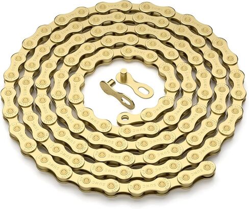 6/7/8/9/10/11/12speed Bike Chain -Bicycle Chain Compatible with Shimano, SRAM, Campagnolo and All Major Systems for Road Mountain Gravel Bike,Missing Link Included(Silver, 11 Speed) in Saudi Arabia