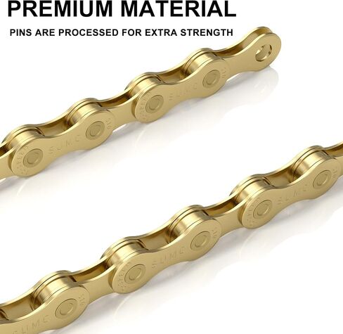 6/7/8/9/10/11/12speed Bike Chain -Bicycle Chain Compatible with Shimano, SRAM, Campagnolo and All Major Systems for Road Mountain Gravel Bike,Missing Link Included(Silver, 11 Speed) in Saudi Arabia