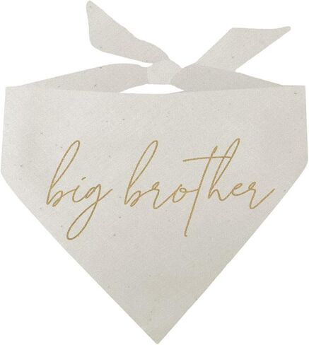 Big Brother Baby Announcement Dog Bandana (Black, XS 899) in Saudi Arabia