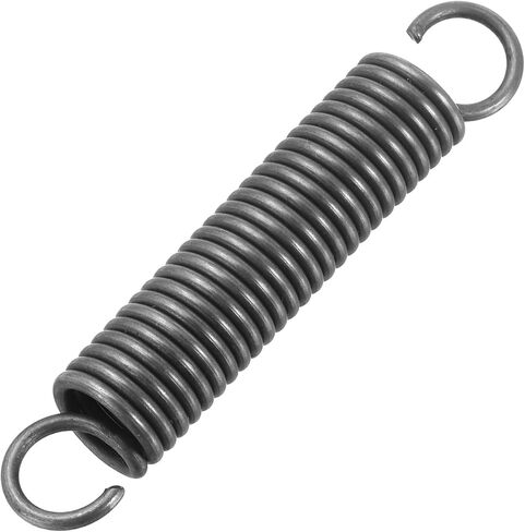 PATIKIL Extension Spring, 1pcs Wire Diameter 0.1", OD 0.8", Free Length 3.9" Spring Steel Dual Hook Tension Springs for Lawn Tractor Home Repairs DIY, Grey in Saudi Arabia