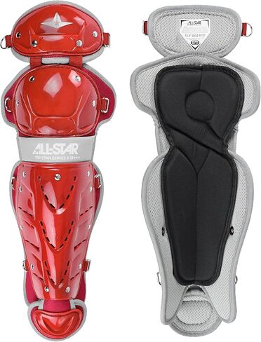 All-Star Top Star Series Leg Guards - Graphite, 12.5", Ages 7-9 - Baseball Accessories, Baseball Equipment Kit in Kuwait