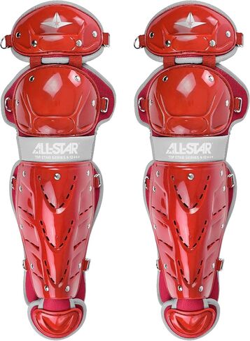 All-Star Top Star Series Leg Guards - Graphite, 12.5", Ages 7-9 - Baseball Accessories, Baseball Equipment Kit in Kuwait