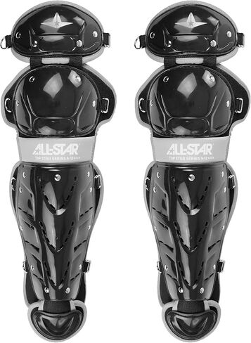All-Star Top Star Series Leg Guards - Graphite, 12.5", Ages 7-9 - Baseball Accessories, Baseball Equipment Kit in Kuwait