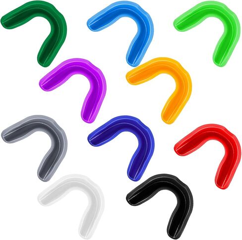 BBTO 20 Pcs Sports Mouth Guards Football Mouth Guard Athletic Mouth Guard Mouthguard for Sports (Black) in Kuwait