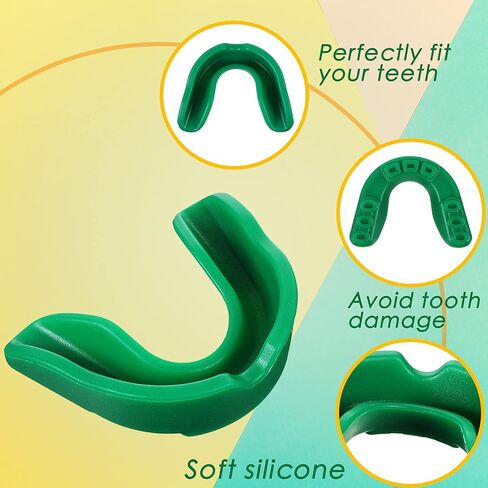 BBTO 20 Pcs Sports Mouth Guards Football Mouth Guard Athletic Mouth Guard Mouthguard for Sports (Black) in Kuwait