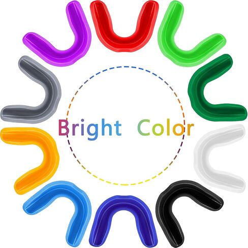 BBTO 20 Pcs Sports Mouth Guards Football Mouth Guard Athletic Mouth Guard Mouthguard for Sports (Black) in Kuwait