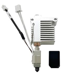 نسخة ترقية 2.0 من السيراميك لـ Kobra 3 Combo Hot End Kit رأس الطباعة بالوعة الحرارة كتلة خرطوشة التسخين الثرمستور فوهة فولاذية صلبة غطاء سيليكون لـ Anycubic Kobra 3/ACE Pro