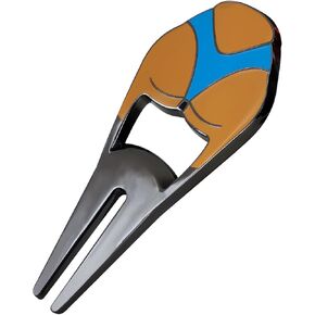 أداة إصلاح Divot الكبيرة المجنونة، أداة إصلاح Divot، أداة Sasquafch وYeti Golf Green Golf Divot، أداة Divot 4 في 1، علامة كرة الجولف، منظف أخدود الجولف وأداة المحاذاة