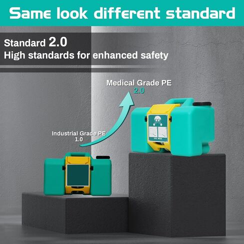 Magula 15 Gallon Portable Eye Wash Station OSHA-Approved,Wall Mounted Emergency Eyewash Station with Dual Spray,Ansi Certified First Aid Eye Wash Units,20 Minutes Eye Washing Station in Saudi Arabia