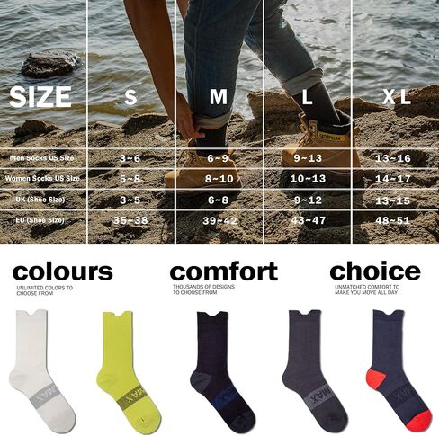 BRISIRA Coolmax Bamboo Compression Running Socks 3 Pairs Crew Athletic Odor Control Hiking Cushion Seamless Tab Anti Blister in Saudi Arabia