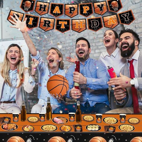 Football party Decorations Supplies for 16 people, including football themed plates, napkins, cups, banners and touch table cloth for Super Bowl Party favors in Kuwait