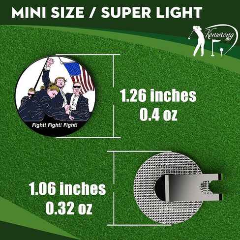 Putting Green Golf Ball Marker Magnetic Hat Clip Funny | Cool Golf Accessories Golf Gadgets for Men and Women Unique | Personalized Golf Gag Gifts for Golfers Golf Lovers in Kuwait