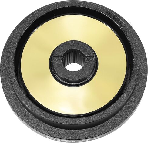 NRG Innovations NRG-SRK-190H عجلة قيادة بنمط السباق سريعة الإصدار، محول محور قصير، 6 × 70 مم، نمط مسمار، جسم أسود in Kuwait