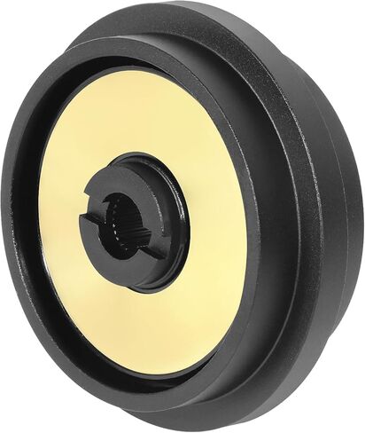 NRG Innovations NRG-SRK-190H عجلة قيادة بنمط السباق سريعة الإصدار، محول محور قصير، 6 × 70 مم، نمط مسمار، جسم أسود in Kuwait