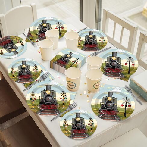 96 Pcs Western Baby Shower Plates and Napkins Party Supplies Western Cowboy Tableware Set Little Cowboy Party Decorations Favors for Cowboy Baby Shower Serves 24 Guests in Kuwait