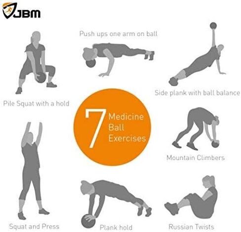 JBM Medicine Ball for Workouts Exercise Strength Training in Kuwait