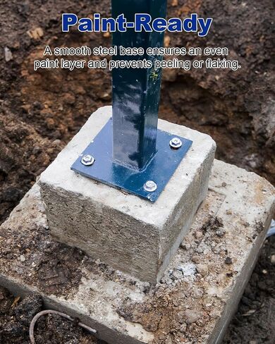 Rocaris 1 قطعة 8 × 8 × 5/16 بوصة لوح فولاذي A36 ملفوف على الساخن، لوحة قاعدة فولاذية مع 4 فتحات لوحة مربعة معدنية لألواح البناء، دعم الهيكل، مربع قابل للحام وصناعي in Kuwait