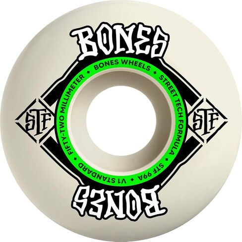 Bones Wheels Street Tech Formula (STF) Skateboard Wheels (99A or 103A) in Kuwait