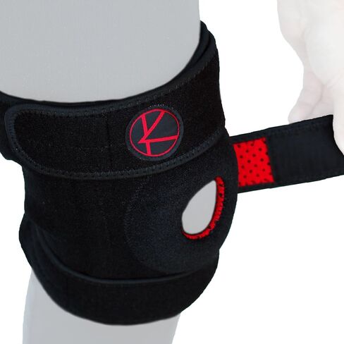 KARM Plus Size Knee Brace for Women & Men Plus Size - Adjustable Knee Support Brace for Meniscus Tear, Arthritis Pain, Compression with Side Stabilizers - Obese People (4XL/5XL/6XL Black) in Saudi Arabia