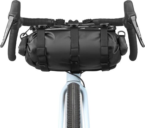 Rhinowalk Bike Handlebar Bag Waterproof Bicycle Front Tube Bag Lightweight Roll Bag 8L~13L with Shoulder Strap for Mountain Road Bike Cycling Commute Ride Accessories in Kuwait
