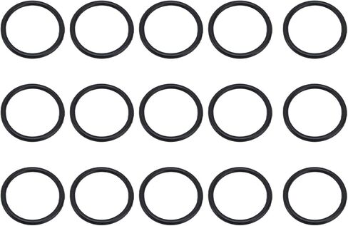 Round Rubber Motor Belt, 15Pcs Round Rubber Motor Belt, Nitrile Rubber Low Noise Elastic O Rings 5mm Diameter for Mechanical, Round Rubber Motor Belt (5405-0005-0214) in Saudi Arabia