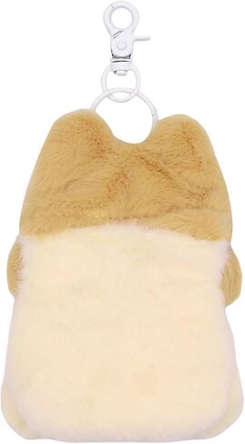 Plush Photocard Holder Keychain Pendant Women Girls Hanging Ornament Protection Sleeve for Bus ID Cards,Little Monsters in Kuwait
