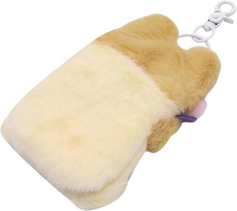 Plush Photocard Holder Keychain Pendant Women Girls Hanging Ornament Protection Sleeve for Bus ID Cards,Little Monsters in Kuwait