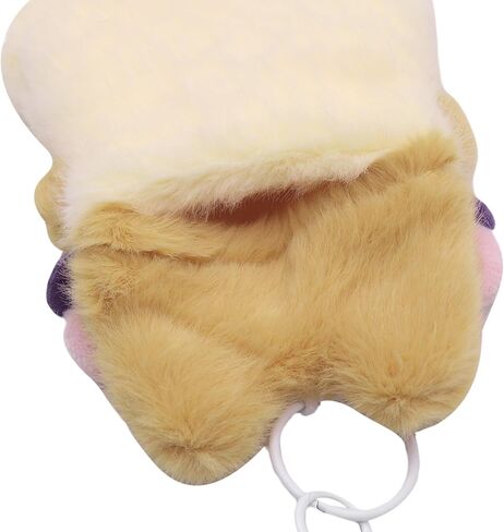 Plush Photocard Holder Keychain Pendant Women Girls Hanging Ornament Protection Sleeve for Bus ID Cards,Little Monsters in Kuwait
