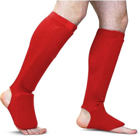 واقيات حماية القدم من قماش التايكوندو، واقي ساق الساق، الملاكمة فنون الدفاع عن النفس فنون القتال المختلطة، معدات حماية للقدم للرجال والنساء والأطفال، ملابس الملاكمة الملاكمة التايلاندية، ملابس الكاراتيه in Kuwait